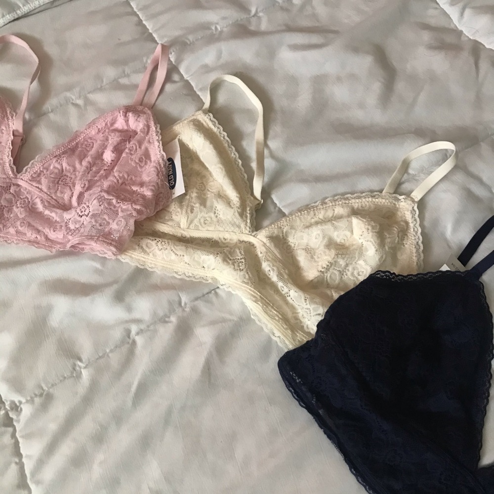 3 piece bralette set
